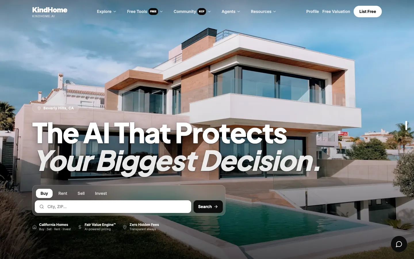 KindHome homepage